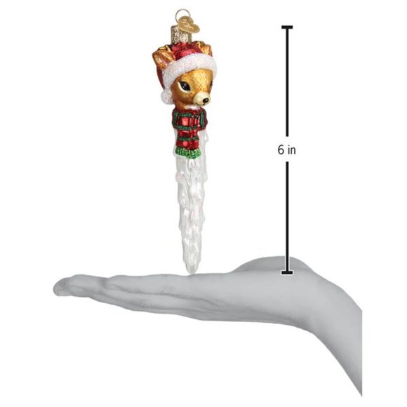 Reindeer Icicle Christmas Ornament with Keepsake Box | Old World Christmas | NWT - Picture 5 of 8